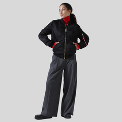 Бомбер Alpha Industries MA-1 W Black (Черный)