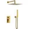 Boheme Qubic 421-BR Верхний душ латунь BRONZE 30*30cm