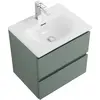 BelBagno KRAFT 39-500/390-2C-SO-VO База под раковину подвесная с фрезерованными ручками по всей длине фасада с 2 выкатн. ящ., Еловый Мат.,500x395x500
