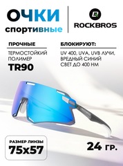 Очки спортивные Rockbros 14120007003 blue
