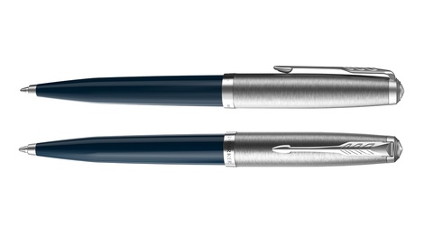 Ручка шариковая Parker 51 Core, Midnight Blue CT, (2123503)