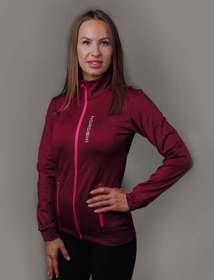 Nordski Layer толстовка женская бордо