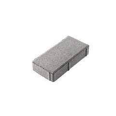 Тротуарная плитка Кирпичик 200х100х60 коричневая (1м2=50шт / 1 поддон= 12м2)