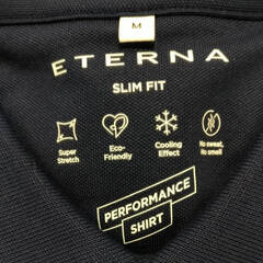 Поло мужское Eterna Slim Fit 2225-G16P-19 тёмно-синее, короткий рукав