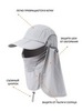 Картинка кепка Skully Wear YFM-209 light gray - 3