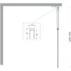 BelBagno UNO-L-1-TB-110-C-Cr Душевая перегородка универсальная с односторонним входом, стекло прозрачное, профиль хром, 1100x2000 мм