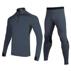 Термобелье Emersongear Zippered Breathable Warm Suit Underwear Grey Blue