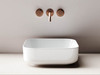 Ceramica Nova Element CN6012 Умывальник чаша накладная квадратная, 38.5x38.5, цвет: белый