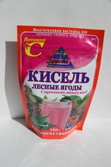 Кисель 'Здоровье' Лесные ягоды с кусочками лесных ягод , 150г