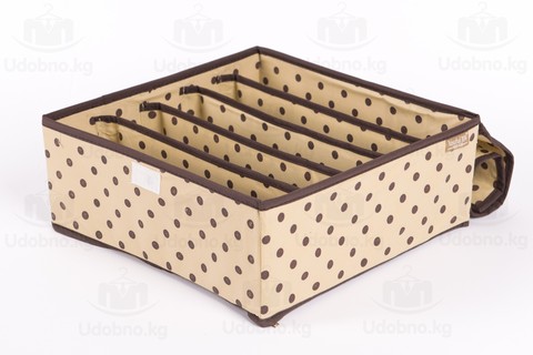 Набор из 3 органайзеров для нижнего белья с крышками 30*30*11 см