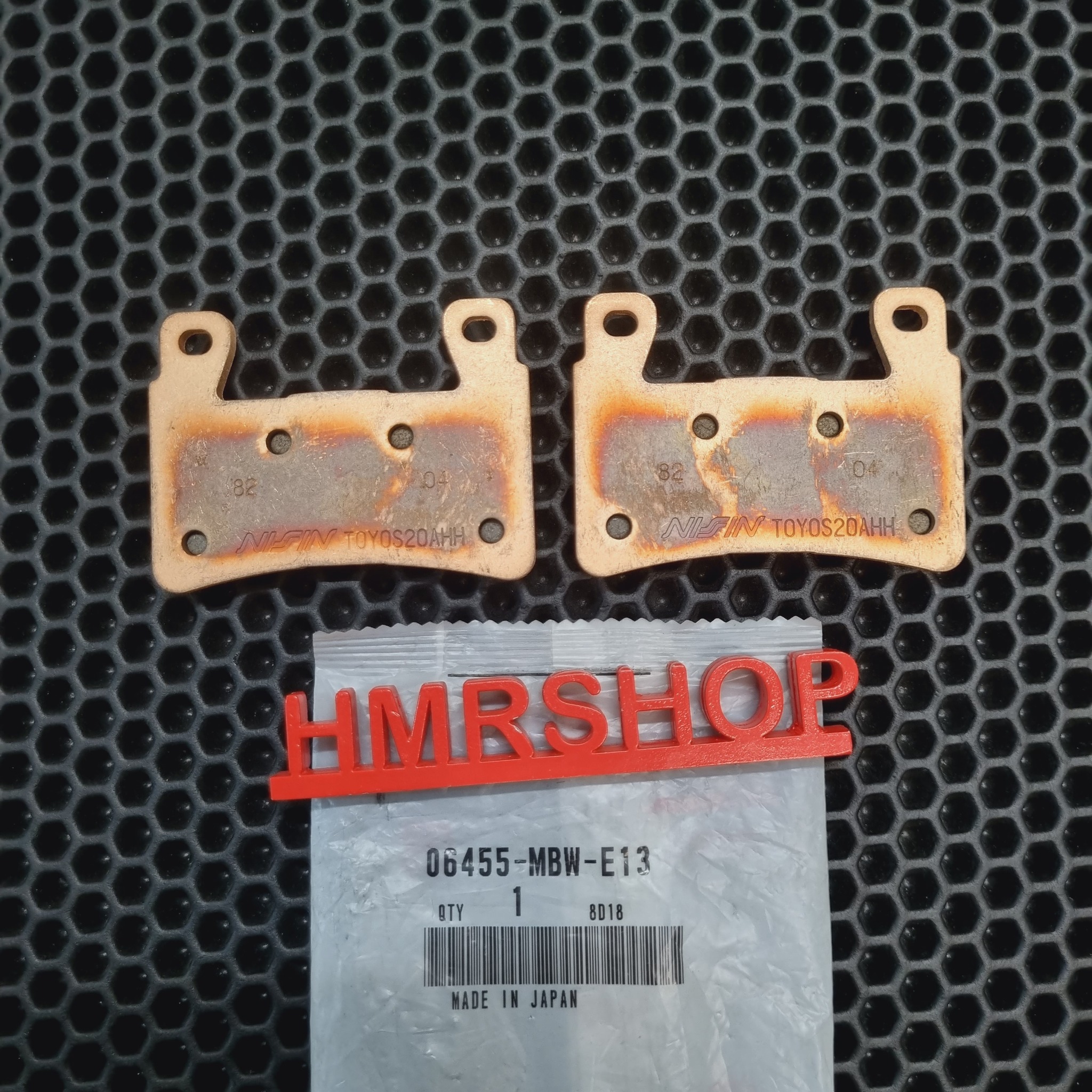 Honda Колодки тормозные передние (2P245) 06455-MBW-E13