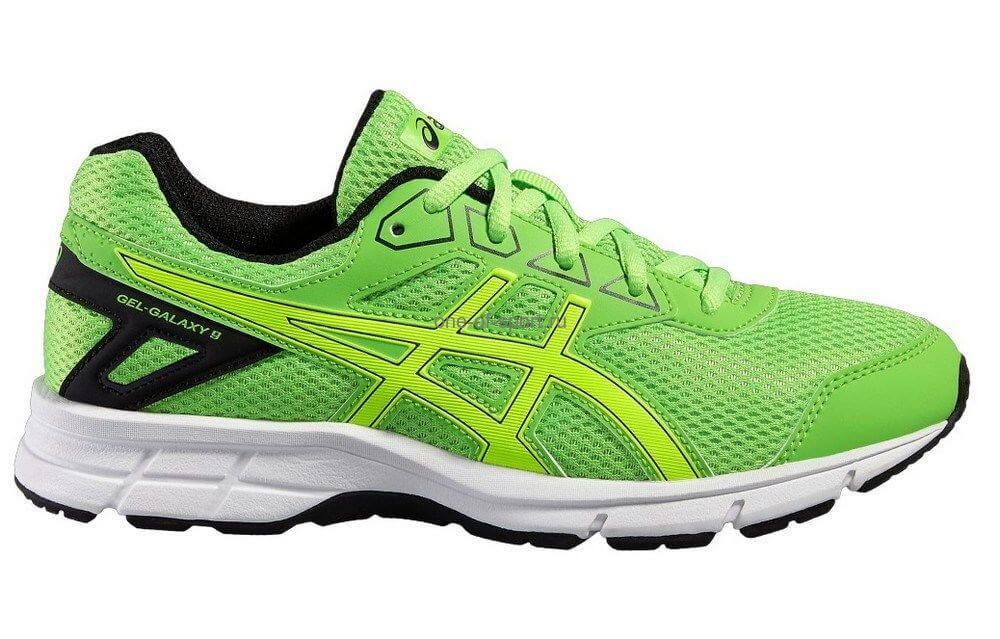 Asics Gel Galaxy 9 GS кроссовки для бега детские зеленые