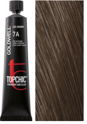 Goldwell Topchic 7A пепельно-русый TC 60ml