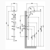 Gessi Goccia 33973#299 Душевая стойка с термостатом, черный