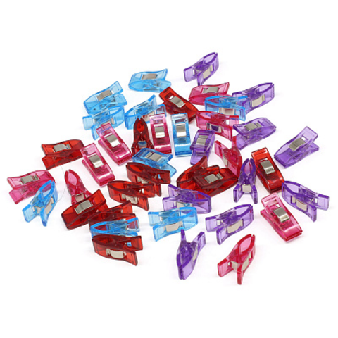PRYM 610185 Прищепки/клипсы для работы с тканью, 2.6 cм, 40 шт., серия Prym Love