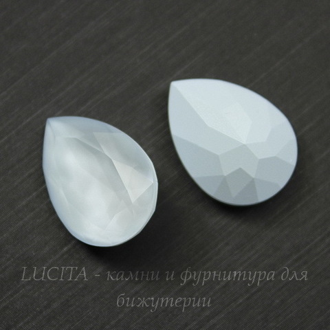 4320 Ювелирные стразы Сваровски Капля Crystal Powder Blue (18х13 мм)