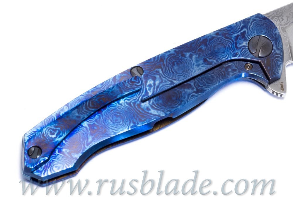 Cheburkov Custom Wolf Damascus Timascus 2 - фотография 