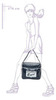 Сумка Asics Messenger Bag blue - 4
