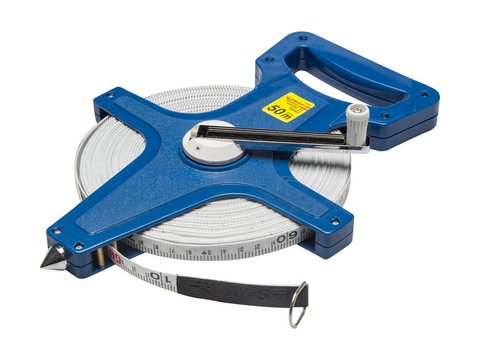 STAYER GeoMax, 50 м, геодезическая фиберглассовая мерная лента (3418-50)