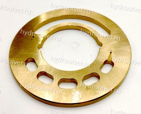 Фото A10VNO85 VALVE PLATE R all bronze - Распределитель правый d52 d107 h5,4 мм полностью из бронзы для насоса Bosch Rexroth A10VNO85 53 серии