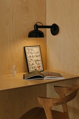 Настенный светильник TATAWIN черный 1xE27