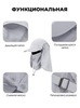 Картинка кепка Skully Wear YFM-209 light gray - 4