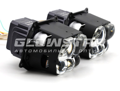 Билед модули Aozoom FLPD-17-01 3.0 дюйма (прямоугольные), 12V 60/94W, 5100/7500Lm (комплект, 2шт)