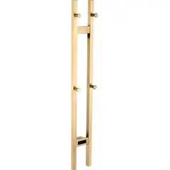 Boheme 728-MG Полотенцесушитель электрический 2-трубы квадратный MATT GOLD фото