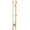Boheme 728-MG Полотенцесушитель электрический 2-трубы квадратный MATT GOLD