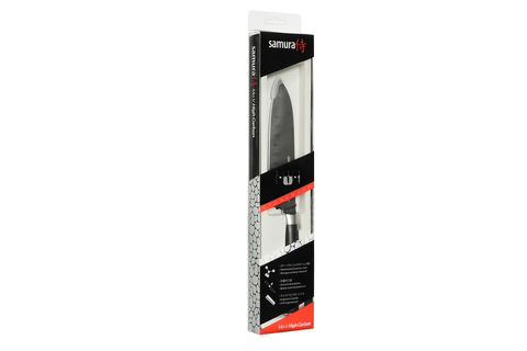 Нож кухонный Сантоку 138мм Samura Mo-V Stonewash SM-0093B/K