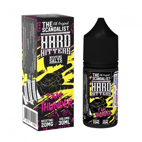 Жидкость The Scandalist Hardhitters Salt 2% STRONG 30 ml - I Am Thunder (Ледяной грейпфрутовый лимонад)