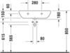 Duravit D-Code 23116500702 Раковина медицинская