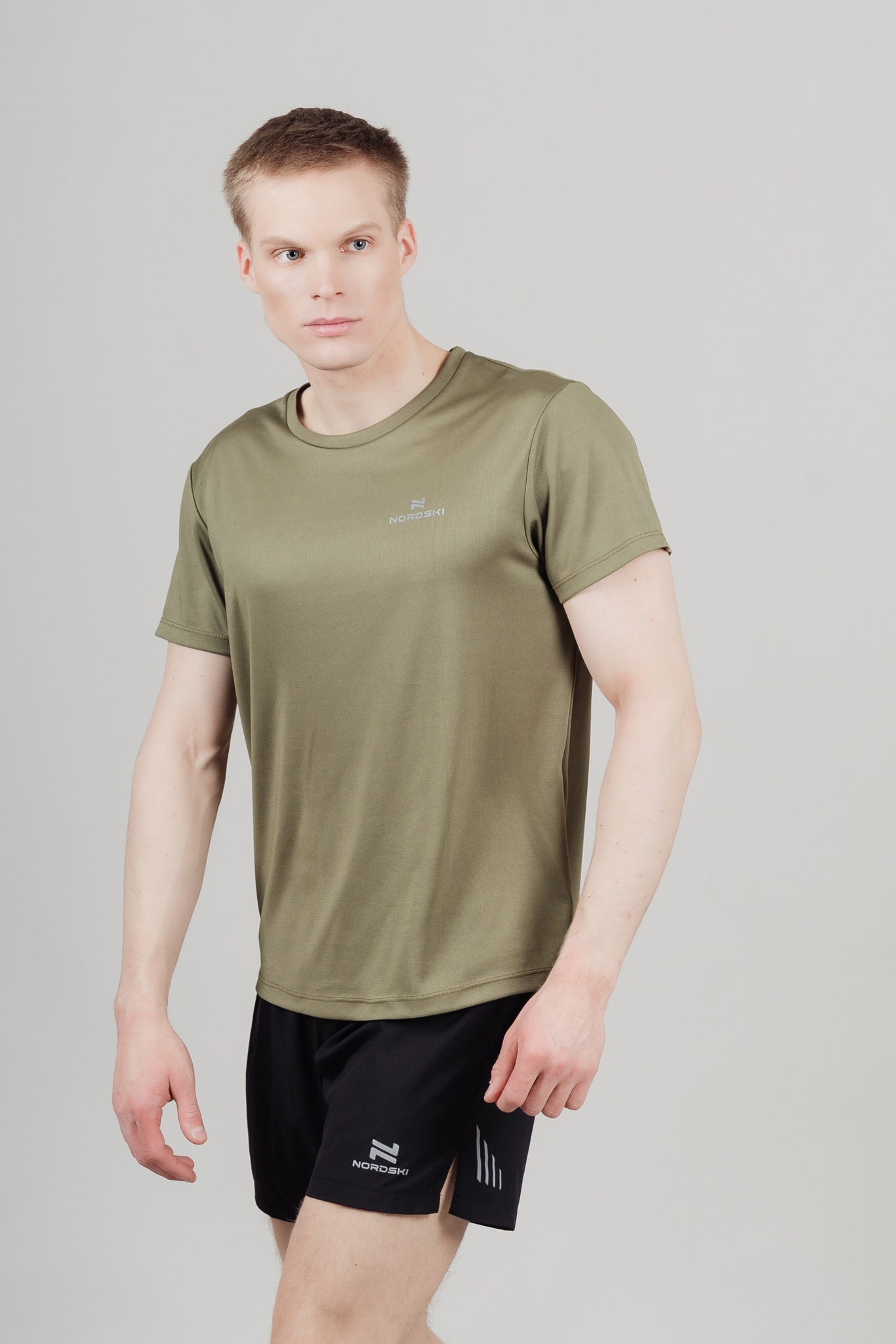 Мужской комплект для тренировок Nordski Run Athletic Belt olive-black - 3