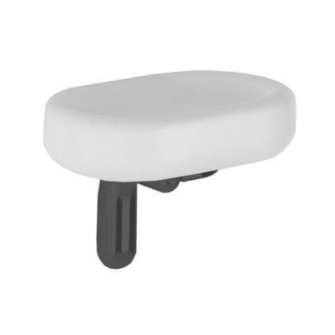 Gessi Goccia 38001#099 Мыльница подвесная, цвет: черный/белый