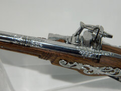 Miniature XVIII weellock pistol