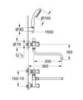 GROHE Costa L 2679010A Смеситель для ванны с душевым набором