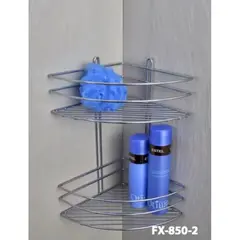 Fixsen FX-850-2 Полка угловая, цвет: хром фото