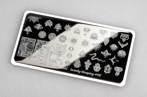 Пластина Arti for you with Swanky Stamping 06