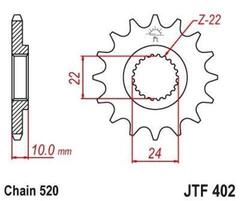 Звезда ведущая JTF402 16