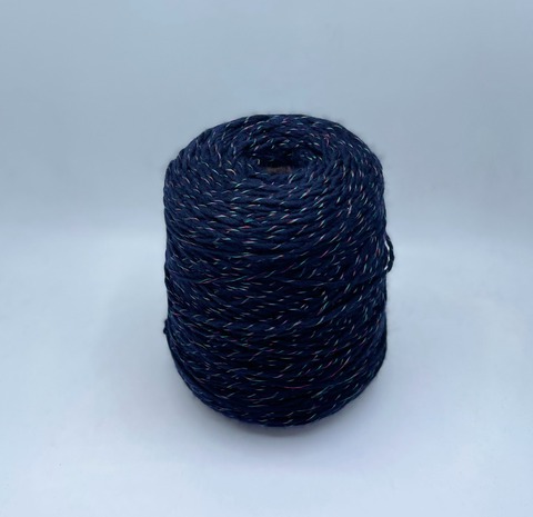Hasegawa (пр.Япония), art- HKA5129, 120м/100 гр. 29%Шелк, 30% Конопля 41%Шерсть , цвет-Темно-синий+мультиколор арт.29284