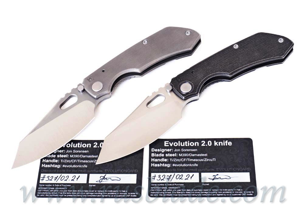 SET CKF Evolution 2.0 dark Ti & Evolution 2.0 grey Ti