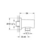 GROHE 27076000 Шланговое подсоединение