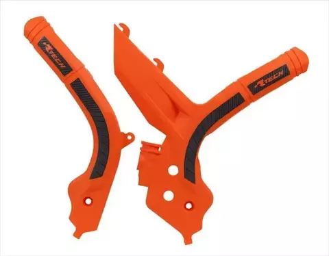 Защита рамы SX125-250/SXF250-450/XC;XCF250-450 19-22 # EXC/EXCF/XC-W/XCF-W150-500 20-23 черно-оранж