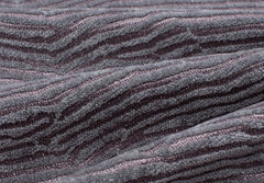 Шенилл Медея серебристо-розовая полоска / Medeya stripe silver-rose