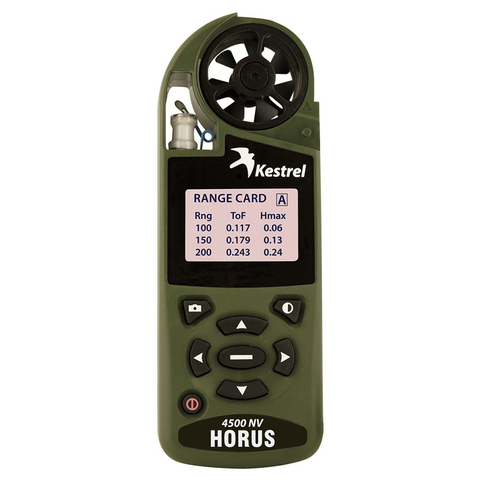 ПОРТАТИВНАЯ МЕТЕОСТАНЦИЯ (АНЕМОМЕТР) KESTREL 4500NV HORUS ATRAG BALLISTICS