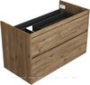 Aquanet 346320 Тумба Nova Lite 2.0 100 L 2 ящ. цв. дуб рустикальный (346320)