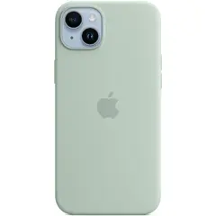 Силиконовый чехол с поддержкой MagSafe Apple Silicone Case для iPhone 14 Plus, Succulent (Агава)