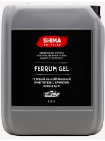 SHIMA DETAILER FERRUM GEL гелевый нейтральный очиститель 5л (bubble gum)