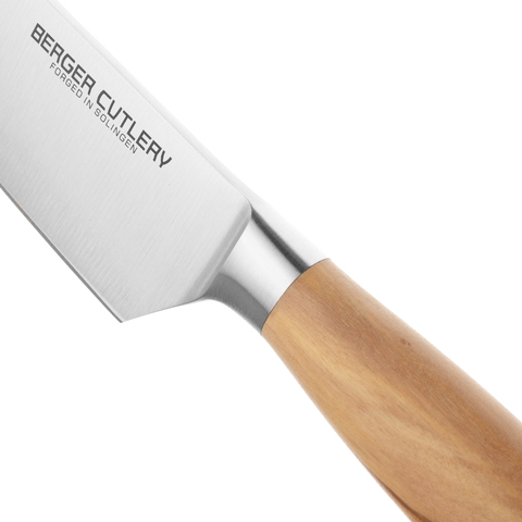 Нож кухонный Шеф 16 см BERGER CUTLERY Ergo Line Olive арт. BC100516