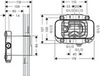 Axor One 45710180 Встраиваемая часть термостата